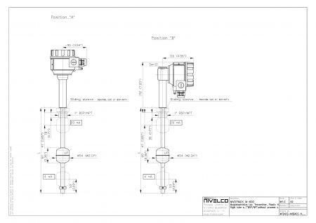Магнитострикционный уровнемер NIVOTRACK MTA-510-B-Ex.