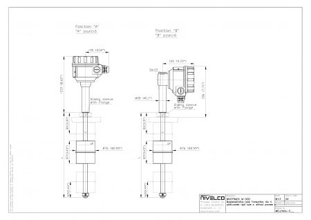 Магнитострикционный уровнемер NIVOTRACK MGU-510-8-Ex.